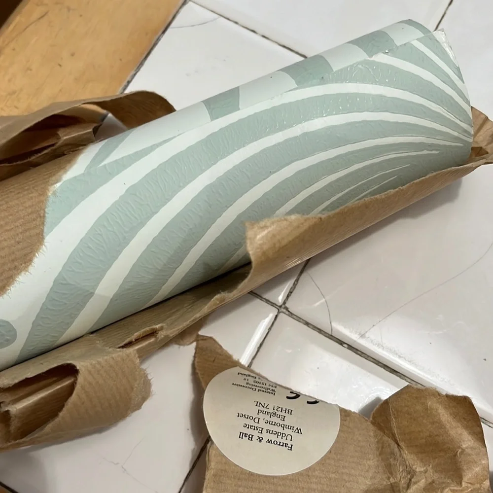 Anthropologie Farrow & Ball Lotus Wallpaper NWT